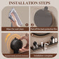 💥Walnut Suction Cup Bathroom Shelf