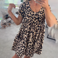 👗Women's Casual Leopard Print Mini Dress