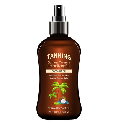 🏖️Summer Hot Sale ⚡50K+ SOLD!🌞Sunless Tanning Oil with Coconut Oil