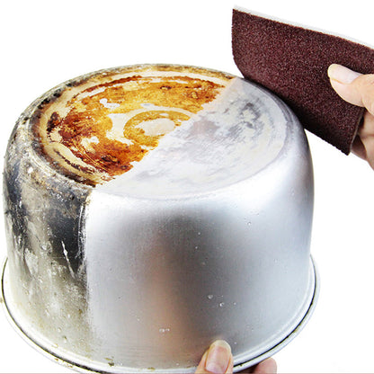 ⏰ BUY 1 GET 1 FREE! 🧽 Multi-functional Double-Sided Emery Sponge – Powerful Rust & Stain Remover, 10 PCs 🎁