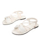 🏖️Limited time 50% OFF⏳👙Women's Criss-Cross Strap Flat Sandals