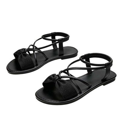 🏖️Limited time 50% OFF⏳👙Women's Criss-Cross Strap Flat Sandals