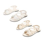 🏖️Limited time 50% OFF⏳👙Women's Criss-Cross Strap Flat Sandals