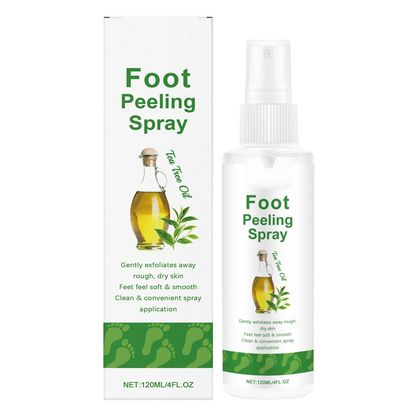 🔥 50% OFF · Tea Tree Oil Foot Peeling Spray – Gentle Exfoliation for Soft & Smooth Feet ✨