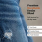 🔥New Hot Selling❤️‍🔥Women's Fashionable Slim-Fit Distressed Jeans
