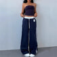 🔥Women's Retro Wide-Leg Pants with Side Stripes