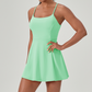 🔥 50% OFF · Women's Mini Spaghetti Strap Sport Dress – Sleek & Active ✨