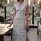 🔥Women's Sleeveless V-Neck Maxi Dress with Side Slit