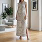 🔥Women's Sleeveless V-Neck Maxi Dress with Side Slit