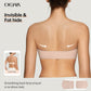 💞 Nahtloser Bandeau-BH ohne Träger – Rutschfest, stützend & bügellos mit Push-up-Effekt!