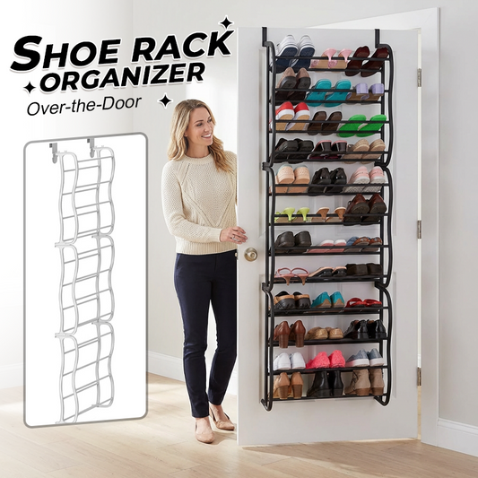 🚪 Skohylla över dörren – 24 fickor & verktygsfri montering | SPARA 70% idag! 👟