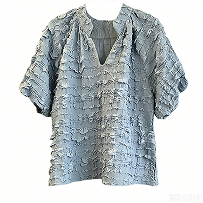 🔥 50% OFF · Women's Casual Ruched V-Neck Top ✨