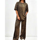 🔥Women's Leopard Print Two-Piece Lounge Set