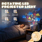 🌌 LED-projektor med stjärnhav – 360° roterande nattljus | SPARA 50% idag! ✨