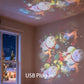 🌌 LED-projektor med stjärnhav – 360° roterande nattljus | SPARA 50% idag! ✨