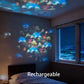 🌌 LED-projektor med stjärnhav – 360° roterande nattljus | SPARA 50% idag! ✨