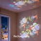 🌌 LED-projektor med stjärnhav – 360° roterande nattljus | SPARA 50% idag! ✨
