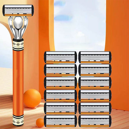 🪒 Högeffektiva rakblad – 6-pack | Vassa & hållbara | SPARA 50% idag!