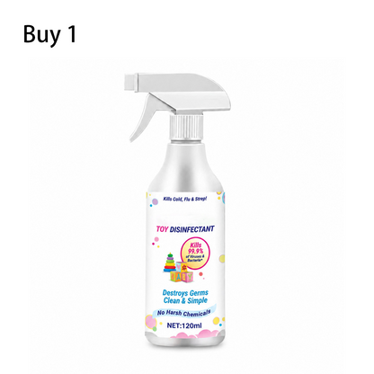 🧸 Rengöringsspray för leksaker – Med svamp & skonsam formel | SPARA 50% idag!