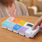 🔥50% OFF Smart Electronic Pill Box with Timed Reminder, Portable Digital Alarm Medicine Organizer, Multi Compartment Moisture-Proof Pill Case for Elderly Daily Medication