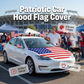 🚗 Patriotisk motorhuvsflagga – Dekorativ & väderbeständig | SPARA 50% idag!