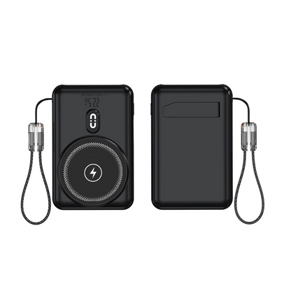 🔋 3-i-1 magnetisk powerbank – Inbyggd kabel | SPARA 50% idag! ⏳
