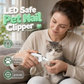 🐾 Nagelklippare för husdjur – LED-ljus & rostfria blad | SPARA 50% idag!