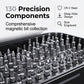 130-in-1 Magnetic Precision Screwdriver Set with Portable Storage Case
