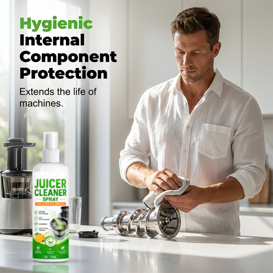 🧼 Djuprengörande spray för juicepress – Tar bort fruktrester & lukt | SPARA 50% idag!