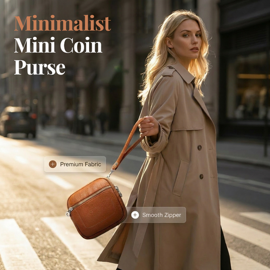 👛 Minimalistisk mininyckelbörs – Med handledsrem | SPARA 60% idag! ✨