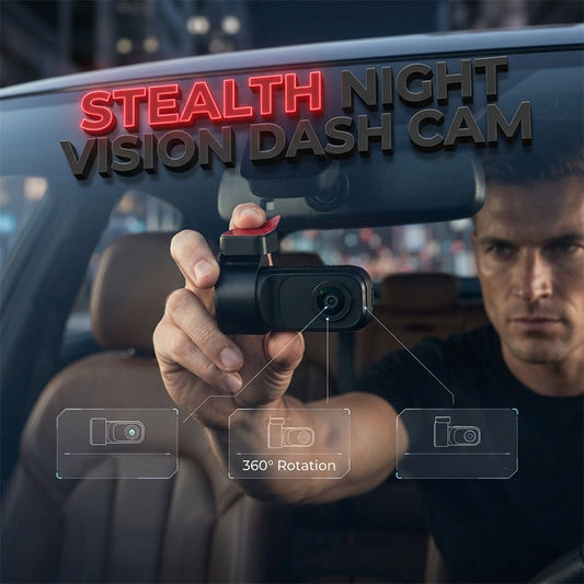 📷 Dold dashcam med mörkerseende – Diskret & HD-kvalitet | SPARA 50% idag!