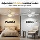2-in-1 Cooling LED Ceiling Fan🌀 2-i-1 takfläkt med LED – Svalkande & belysning | SPARA 50% idag!