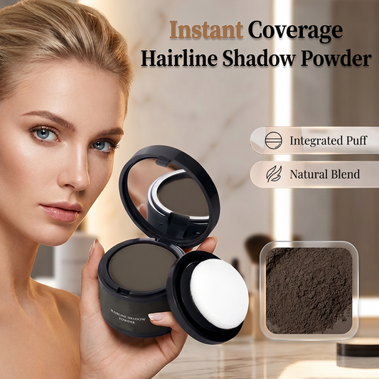 🎨 Instant hårlinje-puder – Fyller ut tunnare hår | SPARA 50% idag!
