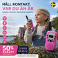 📻 Barn Walkie Talkie | 500km Räckvidd 🛰️ GPS-Placering | Lång Batteritid 🔋 Laddbar & Utbytbar Batteri | Radiofunktion | Modersäker Miljövänlig Plast