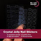 Checkerboard Nail Patch with Jelly Gum (24PCS)