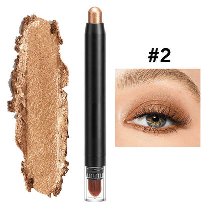 🔥Hot Sale🔥Last Day 55% Off - 2-in-1 Shimmer Eyeshadow Stick