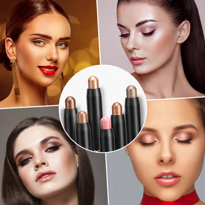 🔥Hot Sale🔥Last Day 55% Off - 2-in-1 Shimmer Eyeshadow Stick