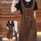 Splice Fake Two-piece Age Reducing Dress
