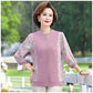 New Loose Print 3/4 Sleeve Shirt