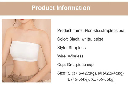 Strapless Ice Silk Bra