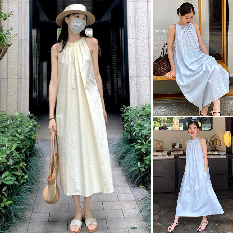 Temperament French Holiday Style Midi Dress