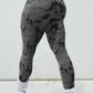 Rib-Knit High Waist Cincher Sports Leggings