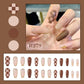 Checkerboard Nail Patch with Jelly Gum (24PCS)