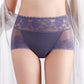 Large Size Non-marking High-waisted Women's Lace Panties