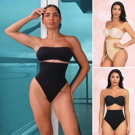 Plus Size High Waist Tummy Control Thong ⏰Last Day-Buy 1 Get 1 Free⏰
