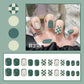 Checkerboard Nail Patch with Jelly Gum (24PCS)