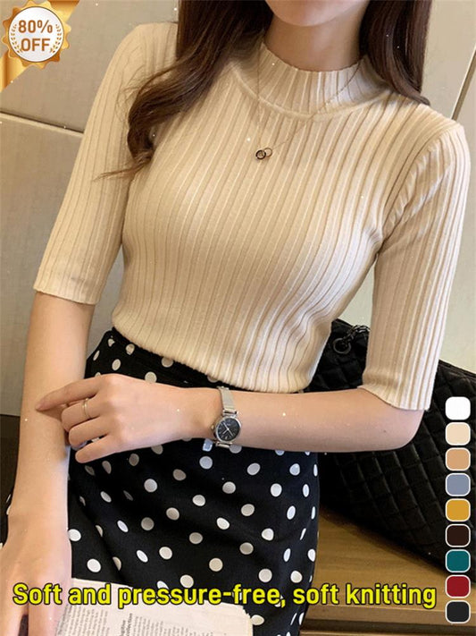 9-color Korean Hot Style Knitted Top
