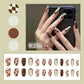 Checkerboard Nail Patch with Jelly Gum (24PCS)
