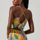 Club Chic Casual Pleated Print Dress