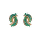 💕Fashion Cross Green Crystal Earrings